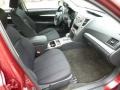 Off Black 2012 Subaru Legacy 2.5i Interior Color