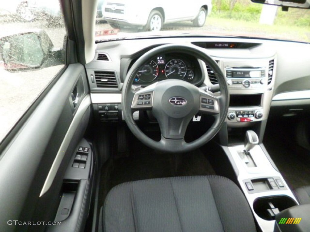 2012 Subaru Legacy 2.5i Off Black Dashboard Photo #80429783