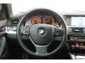 Black 2011 BMW 5 Series 550i Sedan Steering Wheel