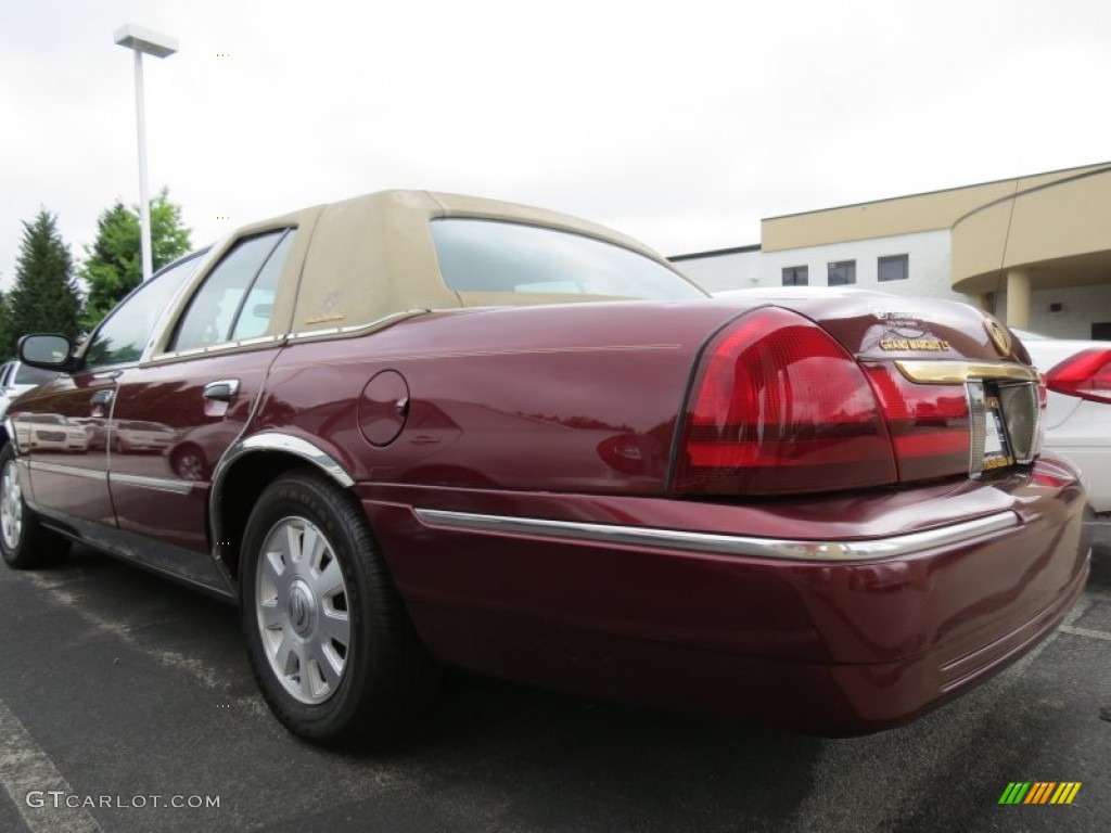 2004 Grand Marquis LS - Dark Toreador Red Metallic / Medium Parchment photo #2