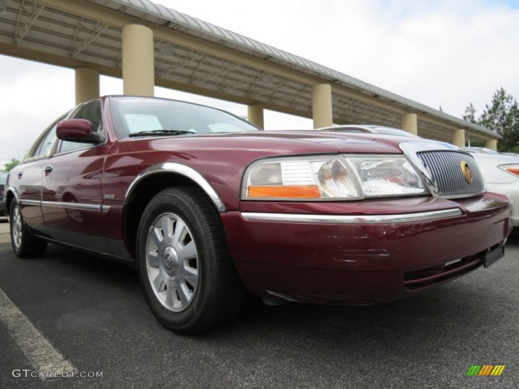 2004 Grand Marquis LS - Dark Toreador Red Metallic / Medium Parchment photo #4