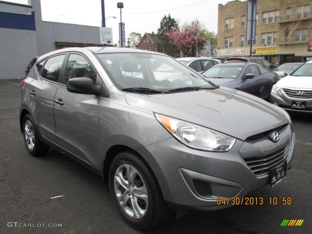 2010 Tucson GLS - Graphite Gray / Black photo #2