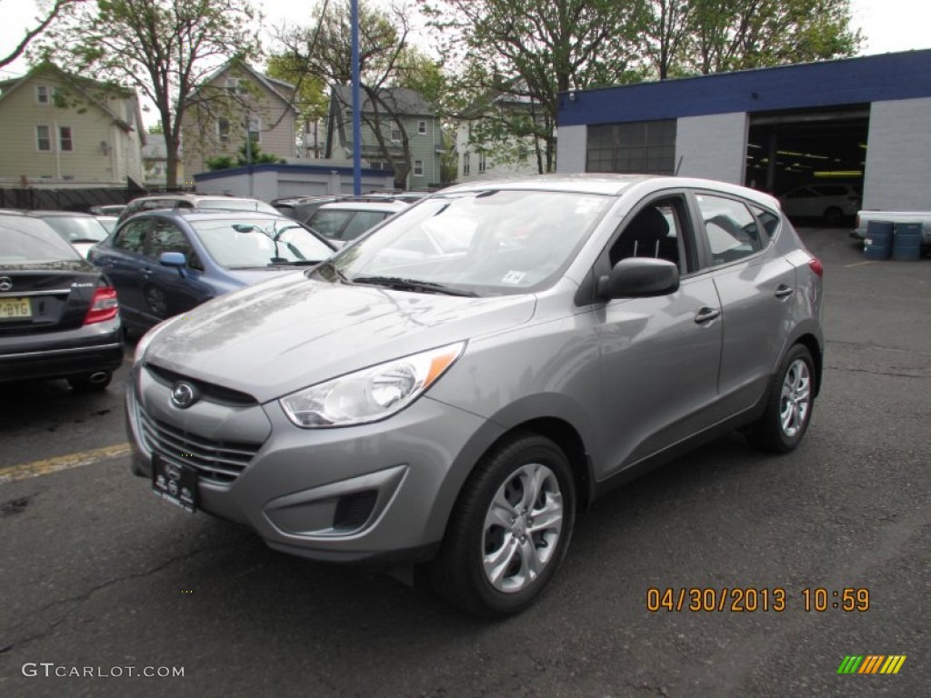 2010 Tucson GLS - Graphite Gray / Black photo #3