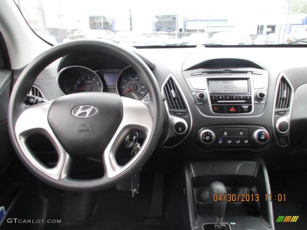 2010 Tucson GLS - Graphite Gray / Black photo #9