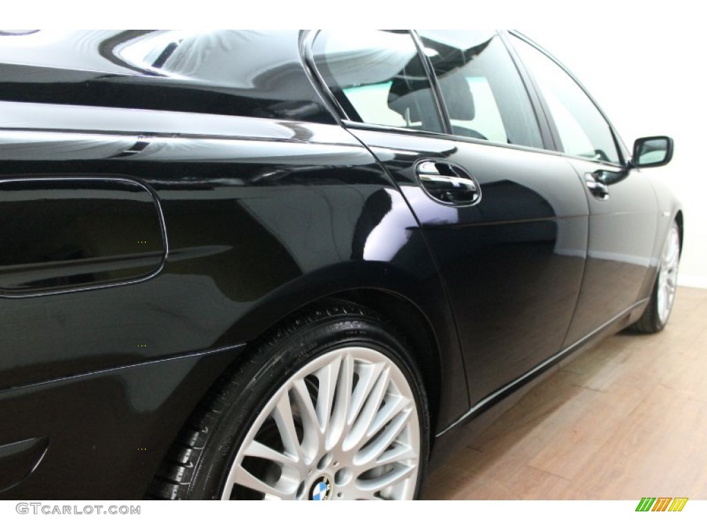 2008 7 Series 750i Sedan - Jet Black / Black photo #10