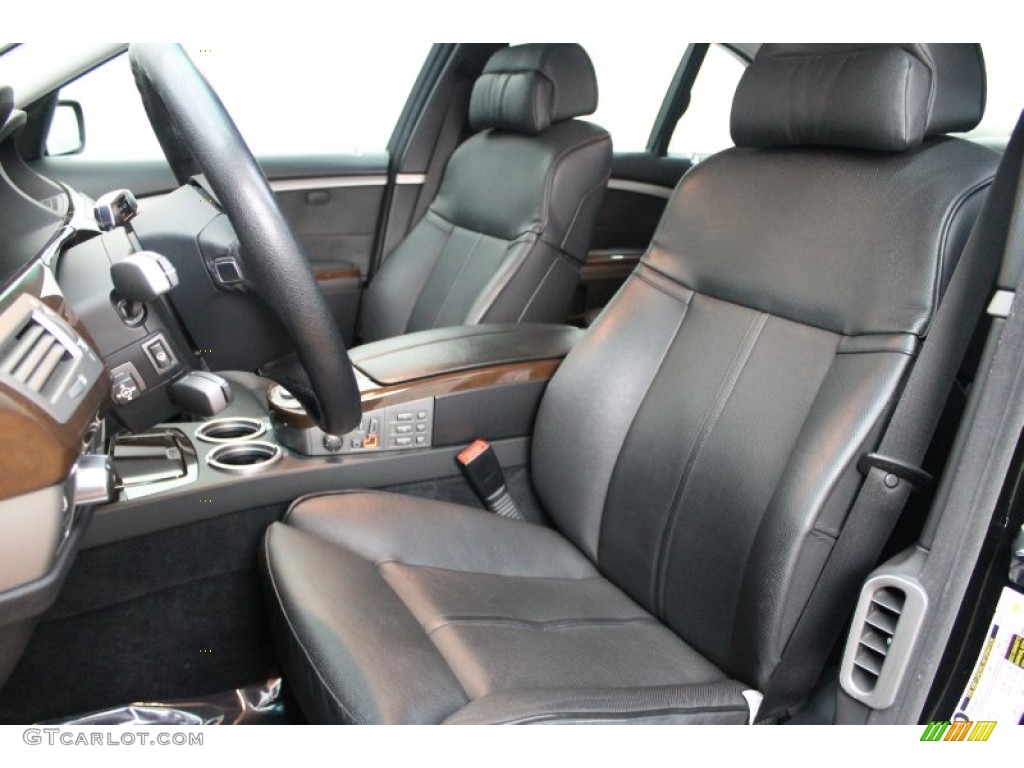 2008 BMW 7 Series 750i Sedan Front Seat Photo #80431337