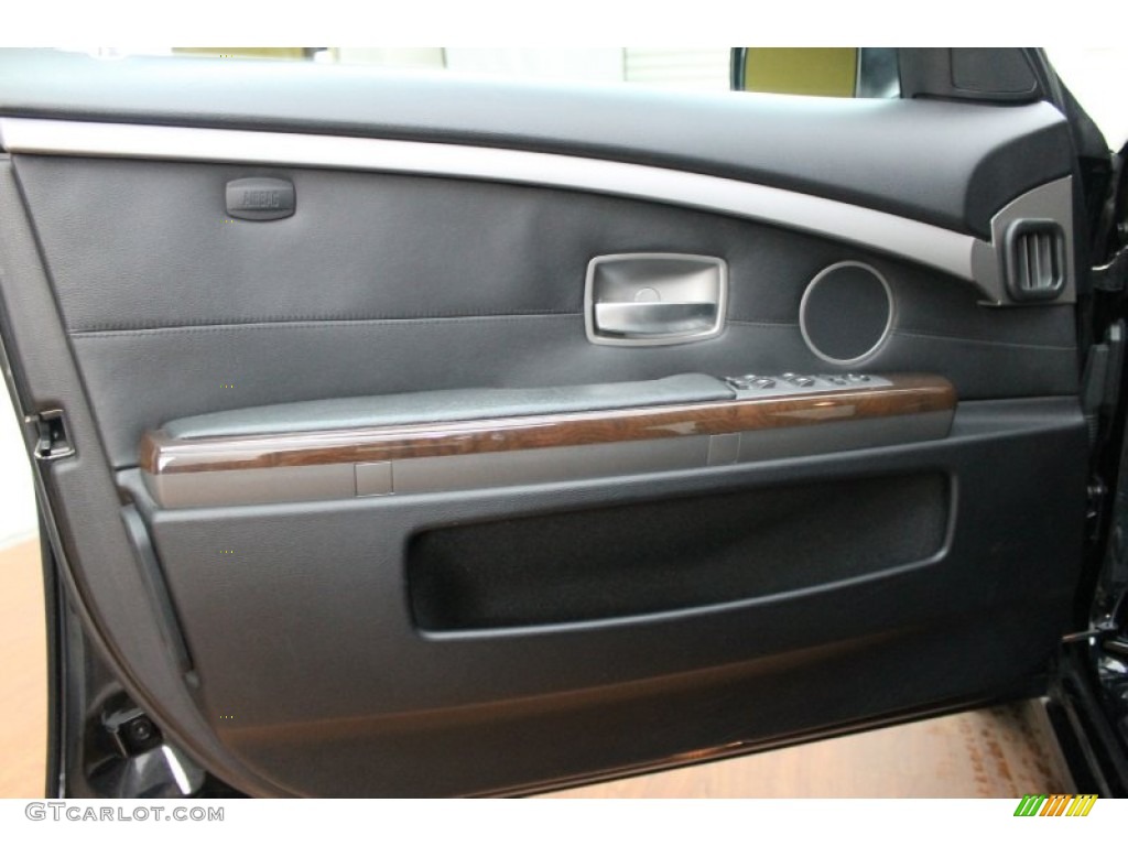 2008 7 Series 750i Sedan - Jet Black / Black photo #27