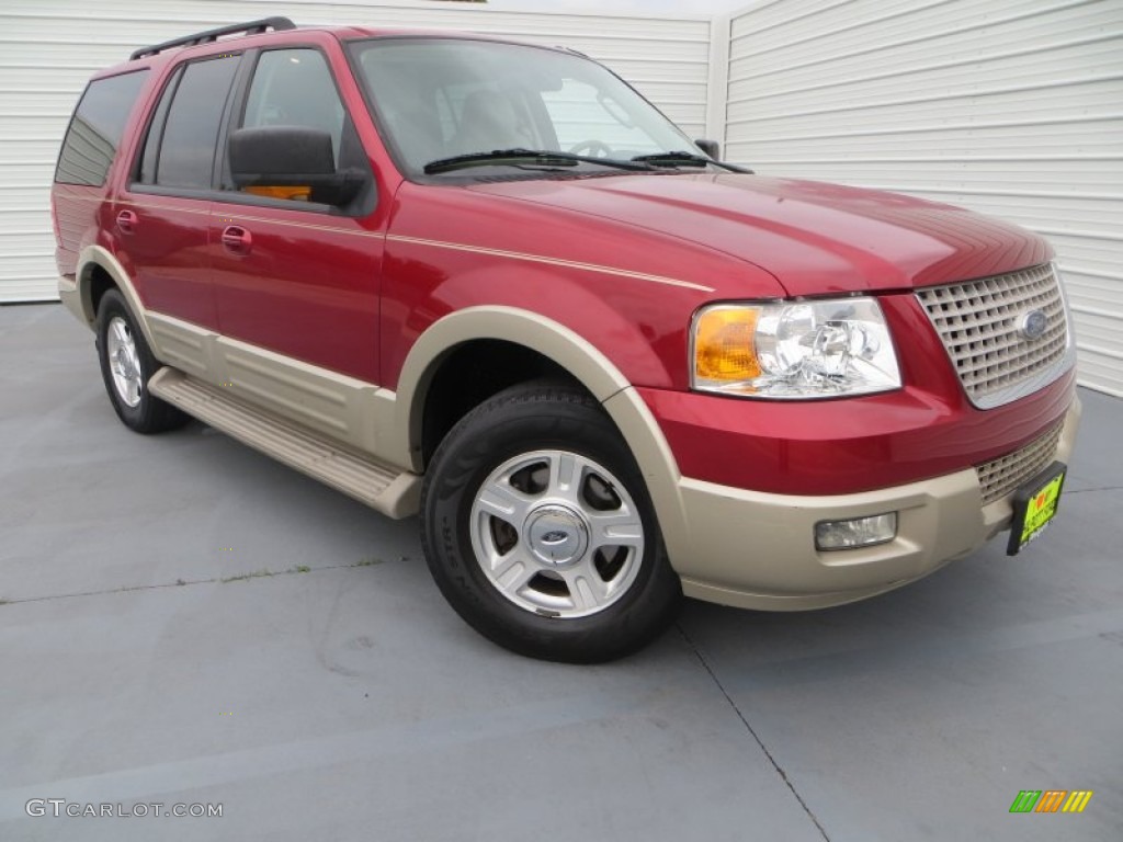 Redfire Metallic 2005 Ford Expedition Eddie Bauer Exterior Photo #80431706