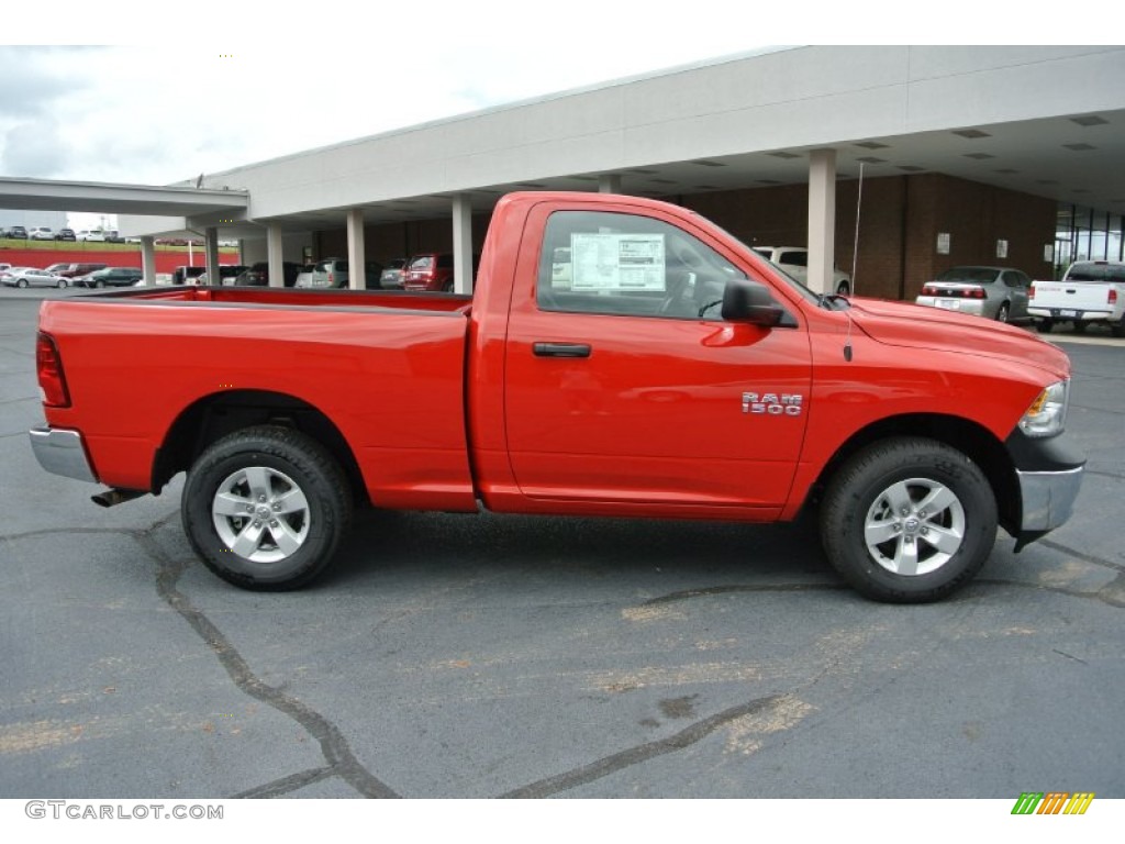 Flame Red 2013 Ram 1500 Tradesman Regular Cab 4x4 Exterior Photo #80432243