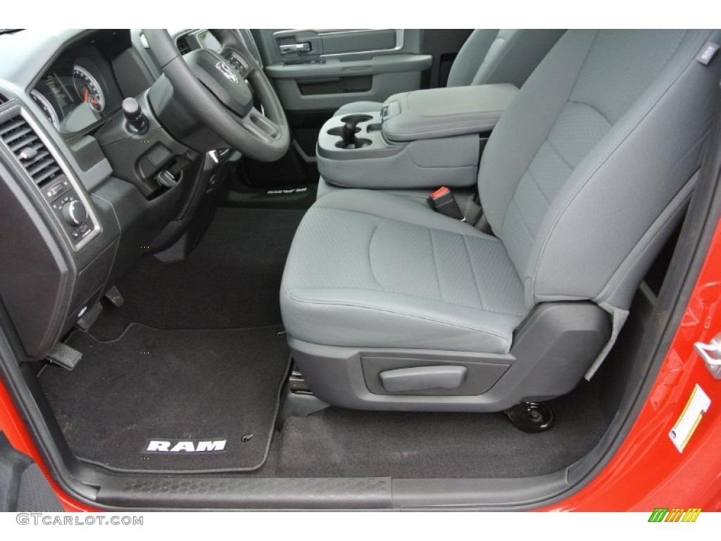 Black/Diesel Gray Interior 2013 Ram 1500 Tradesman Regular Cab 4x4 Photo #80432327