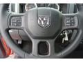 Black/Diesel Gray 2013 Ram 1500 Tradesman Regular Cab 4x4 Steering Wheel