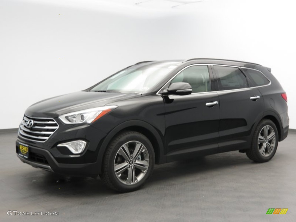 2013 Santa Fe Limited - Becketts Black / Beige photo #1