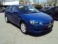 2008 Electric Blue Pearl Mitsubishi Lancer ES  photo #3