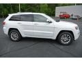 2014 Bright White Jeep Grand Cherokee Overland 4x4  photo #6