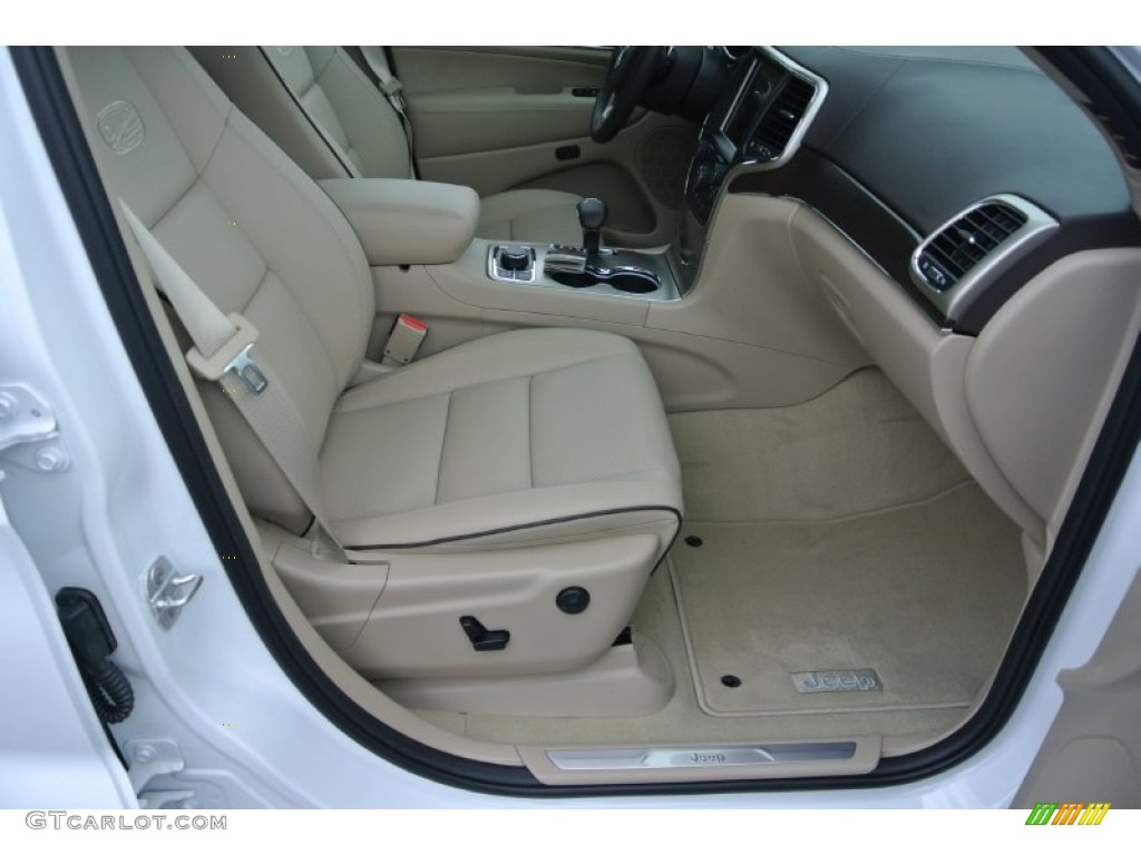 Overland Nepal Jeep Brown Light Frost Interior 2014 Jeep Grand Cherokee Overland 4x4 Photo #80437460