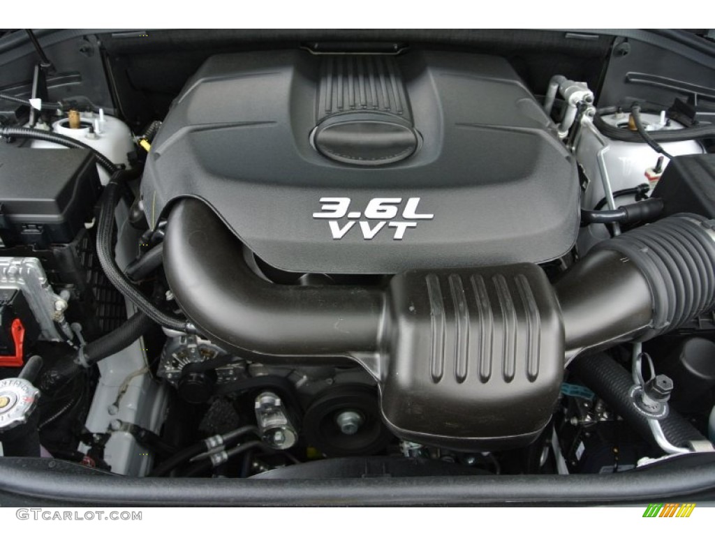 2014 Jeep Grand Cherokee Overland 4x4 3.6 Liter DOHC 24-Valve VVT Pentastar V6 Engine Photo #80437530