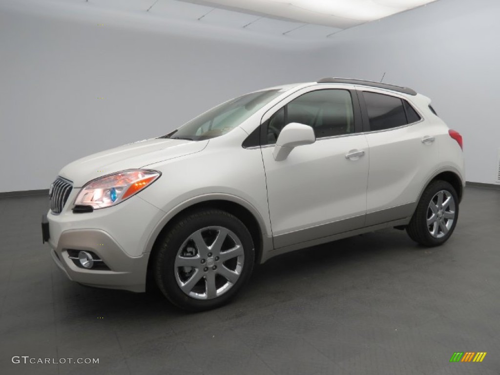 White Pearl Tricoat 2013 Buick Encore Leather Exterior Photo #80437797