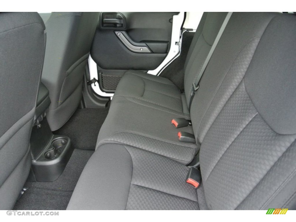 2013 Jeep Wrangler Unlimited Sport S 4x4 Rear Seat Photo #80438918