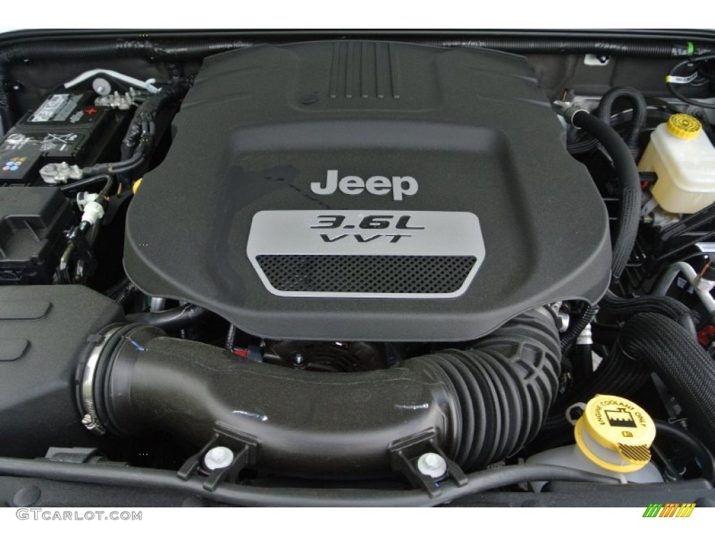 2013 Jeep Wrangler Unlimited Sport S 4x4 3.6 Liter DOHC 24-Valve VVT Pentastar V6 Engine Photo #80439026