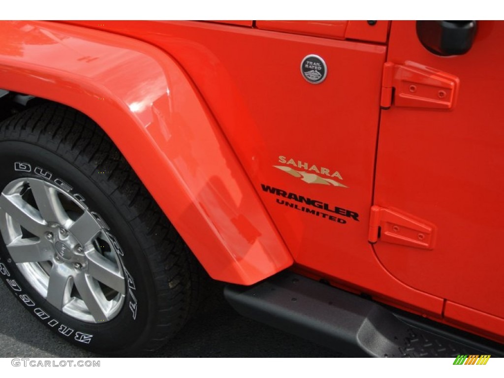 2013 Jeep Wrangler Unlimited Sahara 4x4 Marks and Logos Photo #80439227