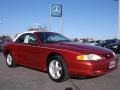 1994 Laser Red Tinted Metallic Ford Mustang GT Convertible  photo #3