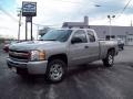 2009 Silver Birch Metallic Chevrolet Silverado 1500 LT Extended Cab 4x4  photo #2