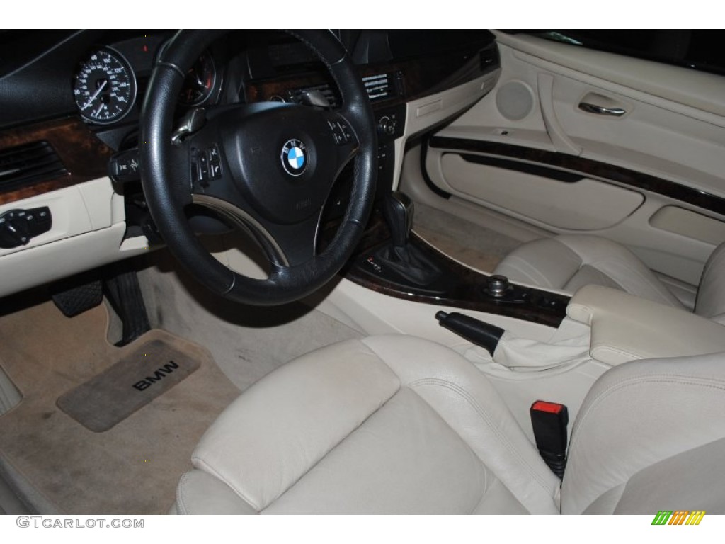 2007 3 Series 335i Convertible - Jet Black / Cream Beige photo #12