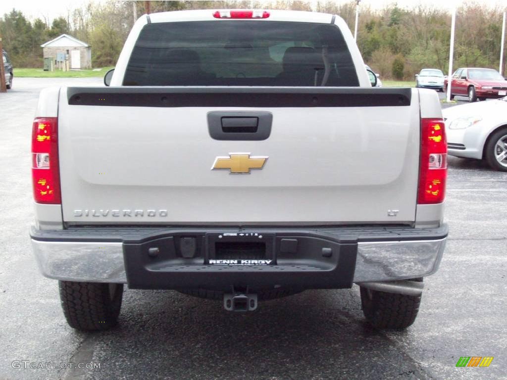 2009 Silverado 1500 LT Extended Cab 4x4 - Silver Birch Metallic / Ebony photo #6