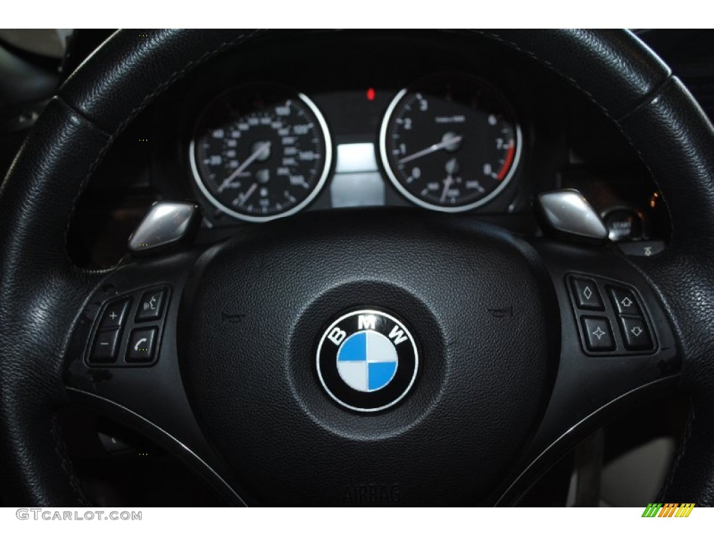 2007 3 Series 335i Convertible - Jet Black / Cream Beige photo #25