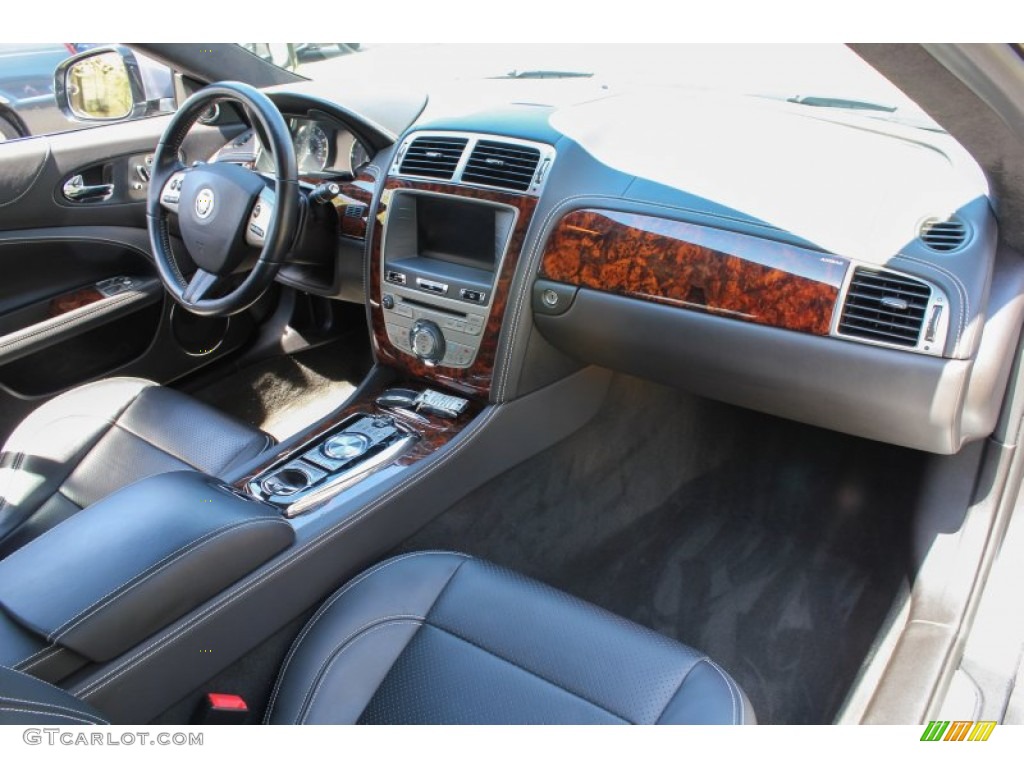 2011 Jaguar XK XK Coupe Warm Charcoal/Warm Charcoal Dashboard Photo #80440829
