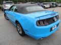 2013 Grabber Blue Ford Mustang V6 Premium Convertible  photo #10