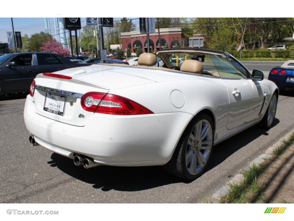 2010 XK XKR Convertible - Porcelain White / Caramel photo #6