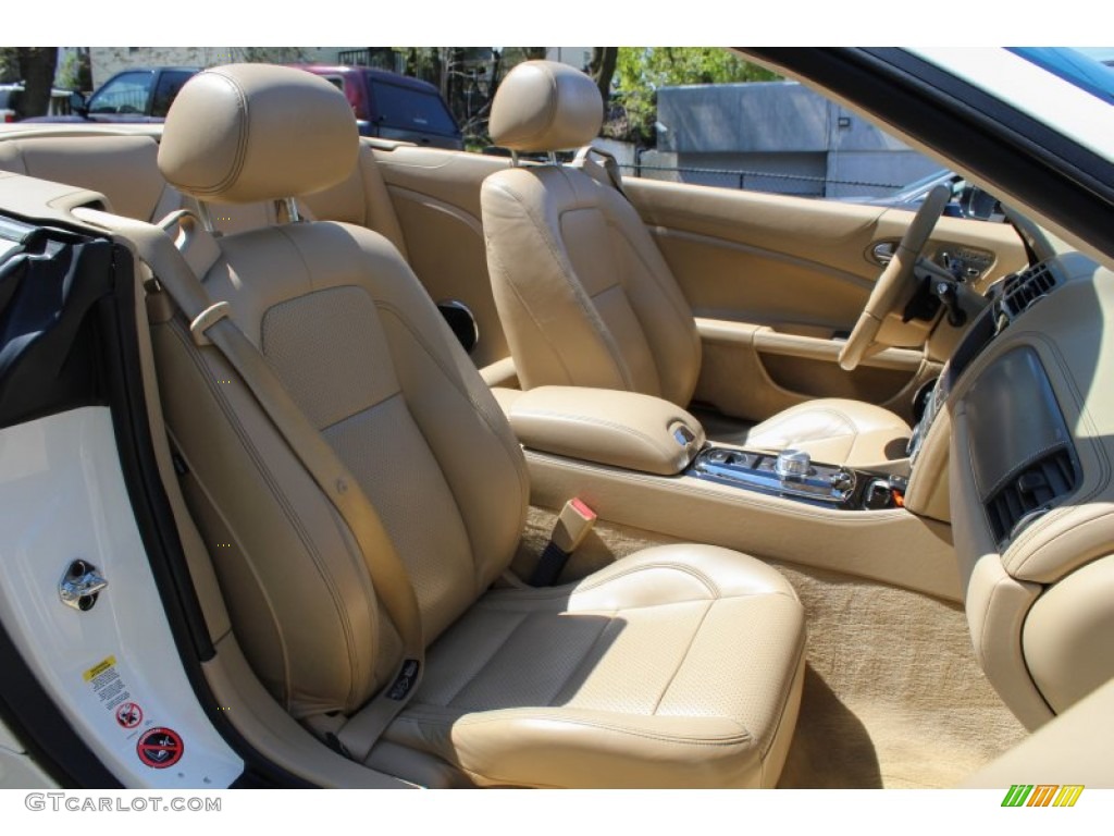 2010 XK XKR Convertible - Porcelain White / Caramel photo #10