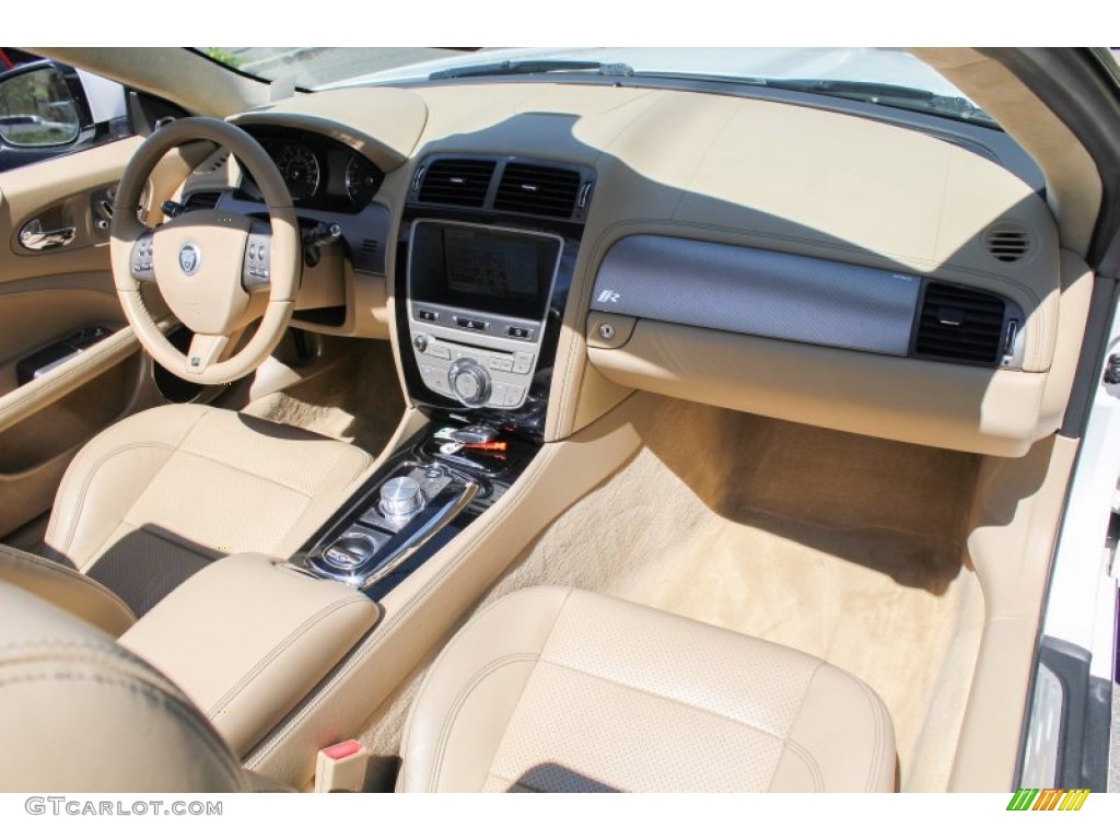2010 XK XKR Convertible - Porcelain White / Caramel photo #11