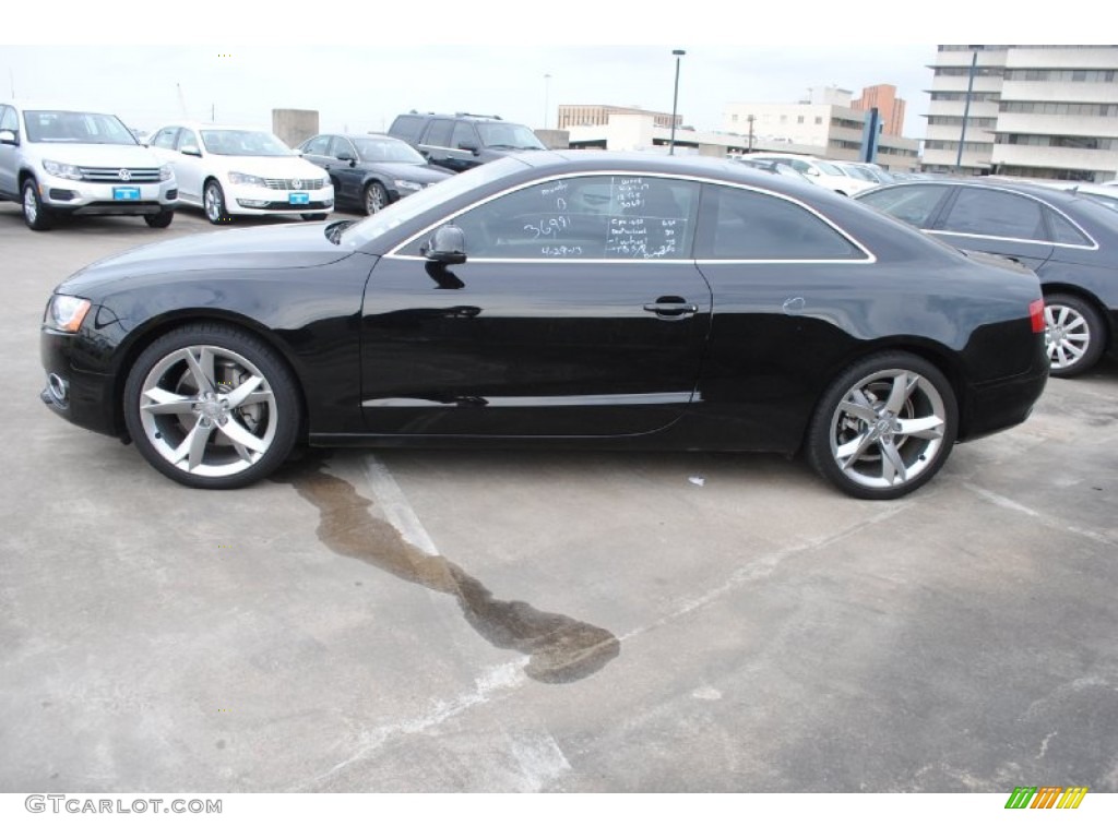 Brilliant Black 2012 Audi A5 2.0T quattro Coupe Exterior Photo #80441535