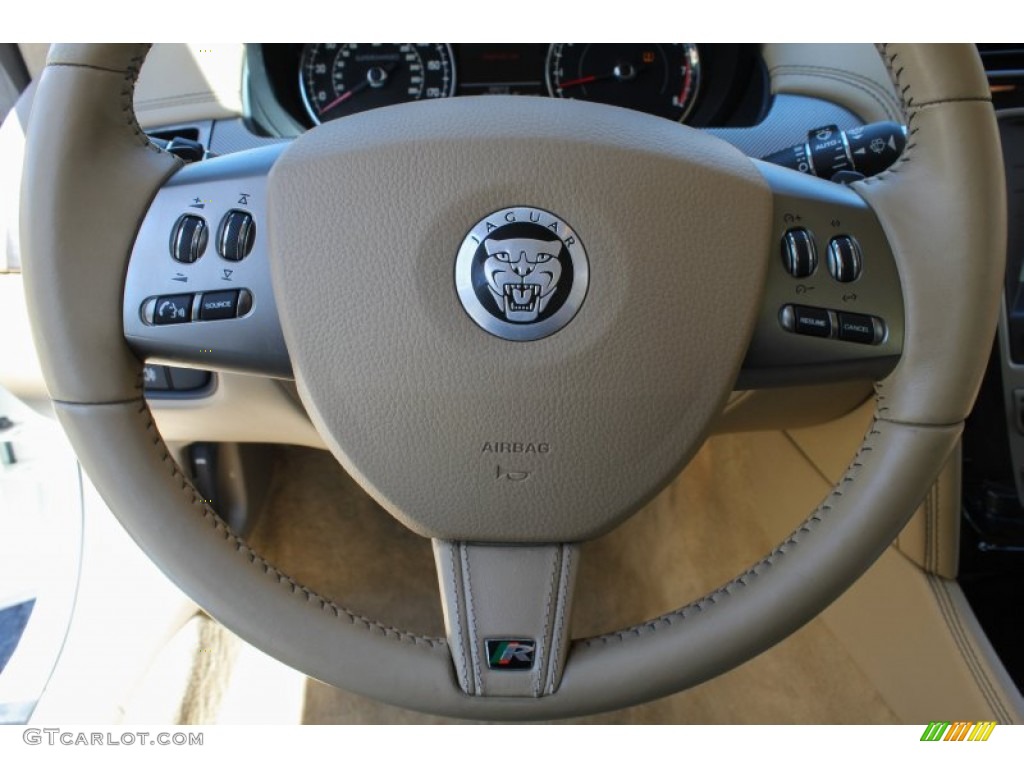 2010 XK XKR Convertible - Porcelain White / Caramel photo #20