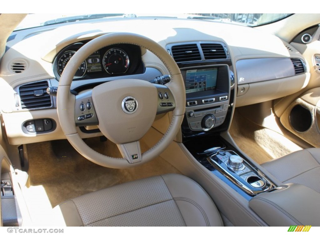 2010 XK XKR Convertible - Porcelain White / Caramel photo #21