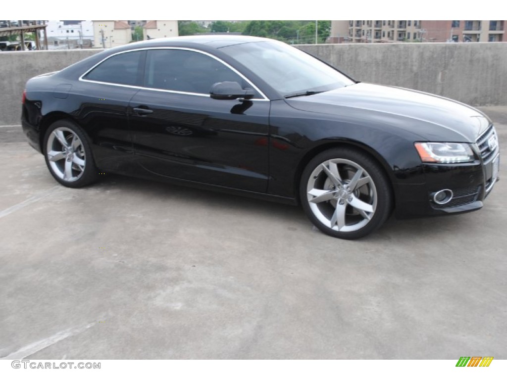 Brilliant Black 2012 Audi A5 2.0T quattro Coupe Exterior Photo #80441633