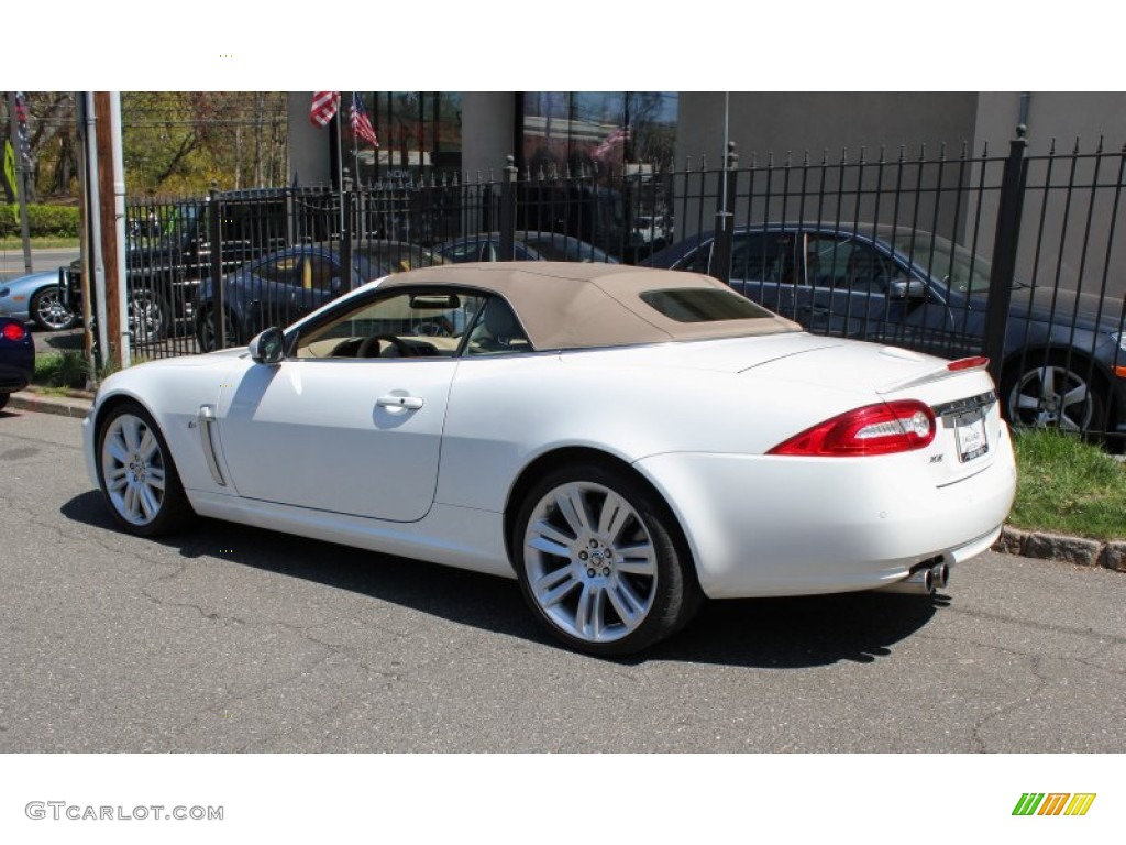 2010 XK XKR Convertible - Porcelain White / Caramel photo #23
