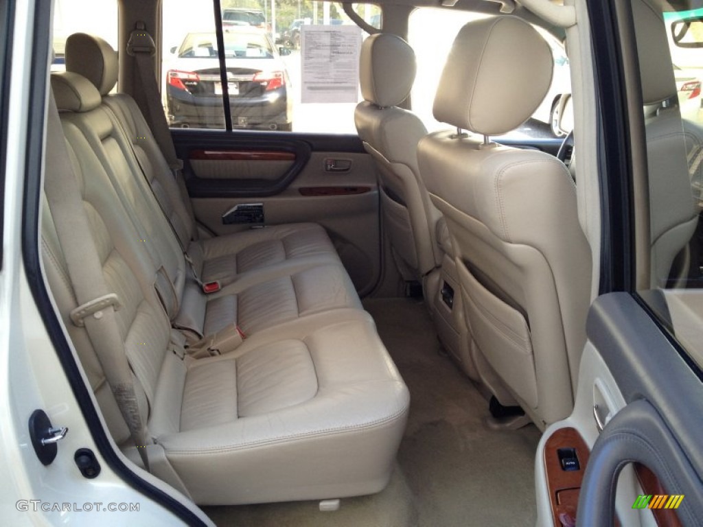 2003 Lexus LX 470 4x4 Rear Seat Photo #80443178