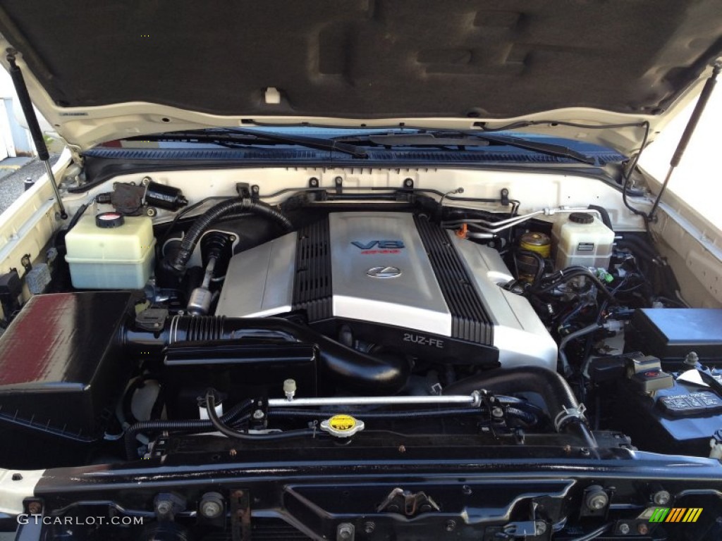 2003 Lexus LX 470 4x4 4.7 Liter DOHC 32-Valve V8 Engine Photo #80443297