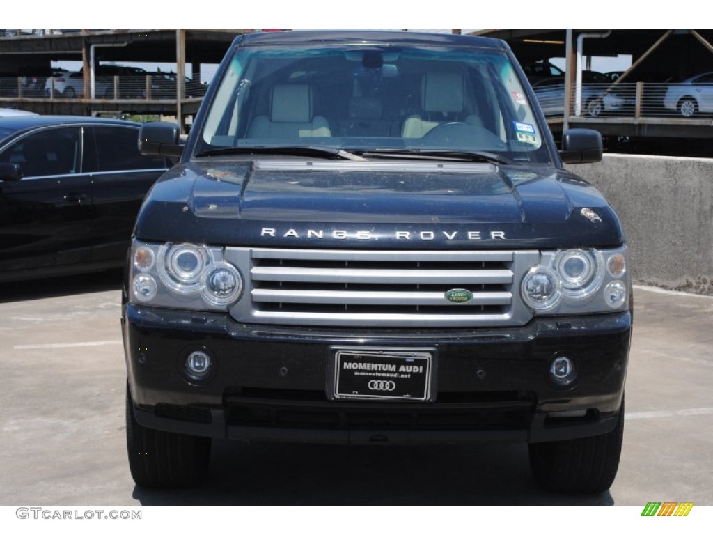 2008 Range Rover V8 HSE - Java Black Pearlescent / Ivory photo #2