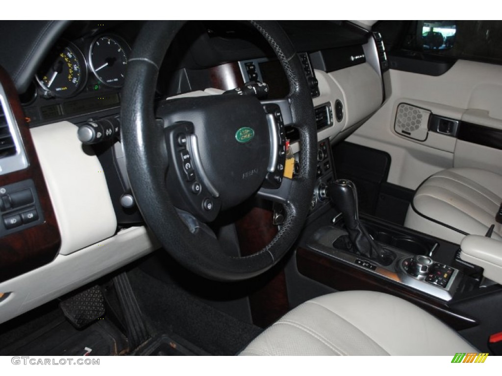 2008 Range Rover V8 HSE - Java Black Pearlescent / Ivory photo #12