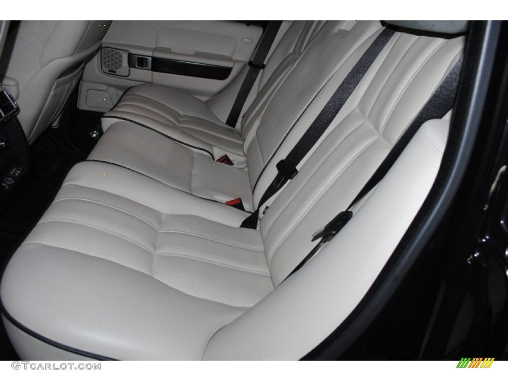 2008 Range Rover V8 HSE - Java Black Pearlescent / Ivory photo #14