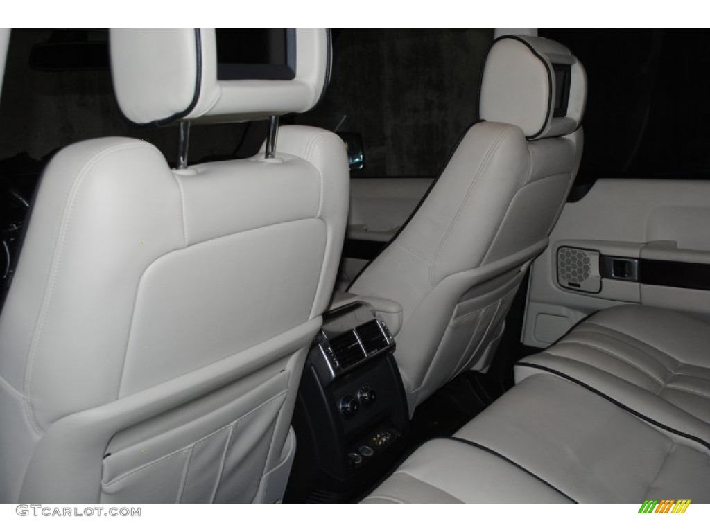 2008 Range Rover V8 HSE - Java Black Pearlescent / Ivory photo #15