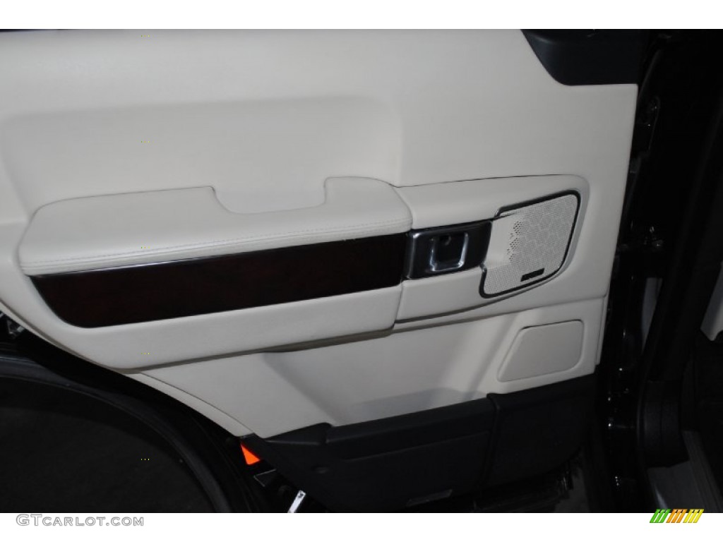 2008 Range Rover V8 HSE - Java Black Pearlescent / Ivory photo #16