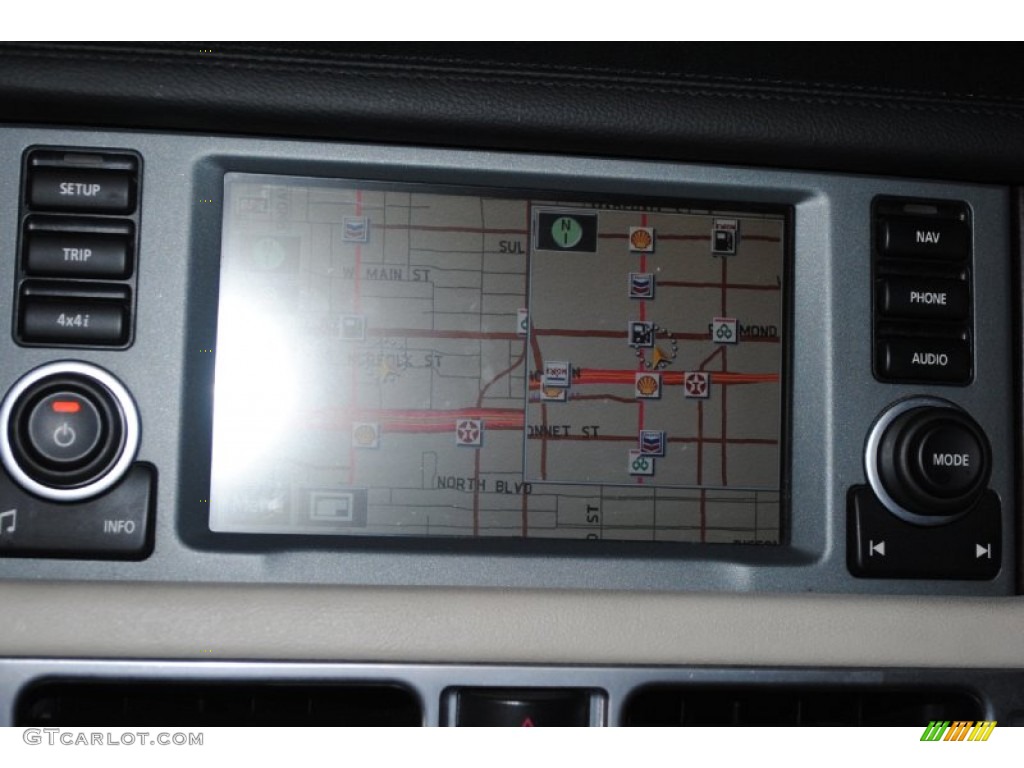 2008 Range Rover V8 HSE - Java Black Pearlescent / Ivory photo #27