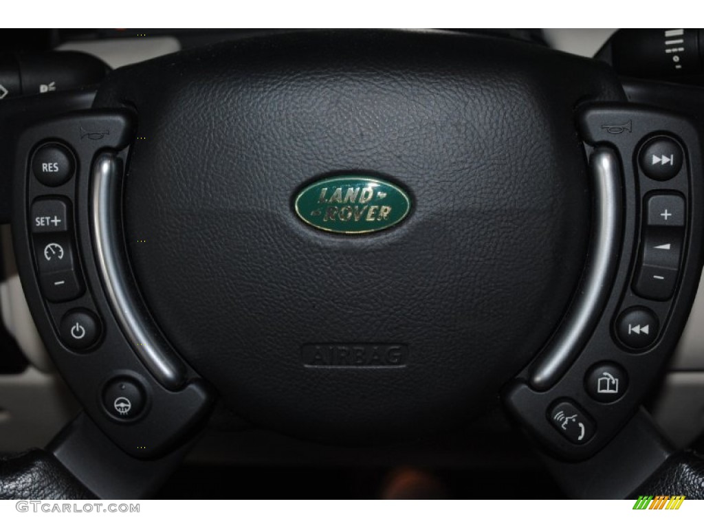 2008 Range Rover V8 HSE - Java Black Pearlescent / Ivory photo #33