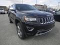 2014 Brilliant Black Crystal Pearl Jeep Grand Cherokee Overland 4x4  photo #1