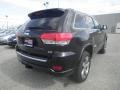 2014 Brilliant Black Crystal Pearl Jeep Grand Cherokee Overland 4x4  photo #3